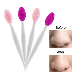 Силиконовая щетка для чистки носа, средство для удаления черных точек, набор для лица для женщин, скребок для губ