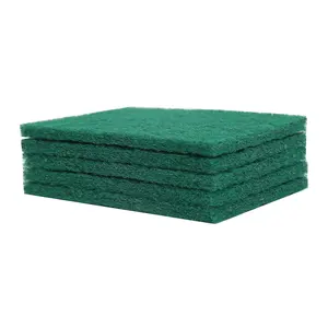 Kitchen Cleaning Scouring Pad Green abrasive scrub pad dishwashing and cleaning