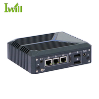 Mini PC sin ventilador J6412 Quad Core Nano Box Computadora industrial para PC OPS integrada