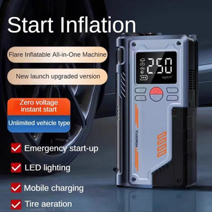 Démarreur de batterie avec pompe à air, utilisé pour les véhicules, 150 psi, gonfleur de pneus numérique sans fil multifonctionnel portable - Product Image 2