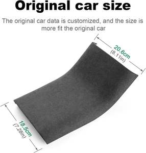 Protector Decorativo para el Reposapiés Trasero del Coche, Estilo Alcantara Italiano, para Tesla Model 3 Y 2017-2023 - Product Image 6