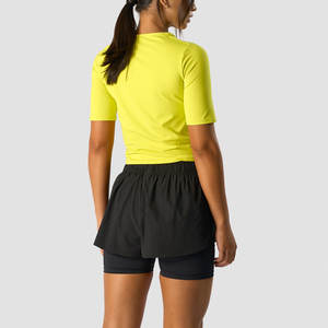 T-shirts courts pour femmes, faciles à porter, prix de gros, mode estivale, tenue tendance, t-shirts courts pour femmes en vente en ligne - Product Image 2