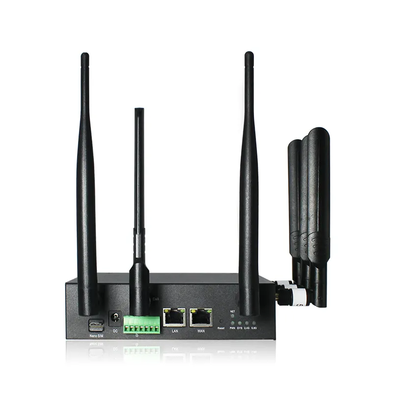 Factory Sale Industrial Router Unlocked 5G Modem Mt7981 Chipset Ddr 256Mb Ram 3000Mbps Wifi6 5G Wifi Router With Sim Card Slot