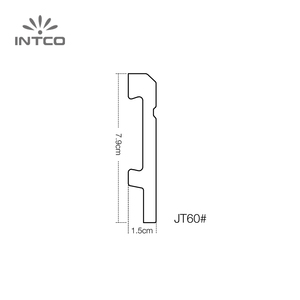 Zócalo de Plástico Impermeable de Instalación Rápida INTCO, Color Madera y Blanco, Moldura de Rodapié - Product Image 2
