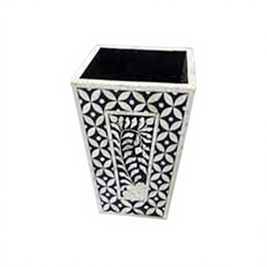 Maceta Miniatura Clásica Ligera con Incrustaciones de Hueso, Tallada a Mano, Ecológica, Personalizable, Estilo Americano, Minimalista y Elegante - Product Image 5