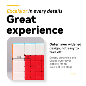 QIYI Hàng Mới Về Đồ Chơi Giải Đố Chống Căng Thẳng Chuyên Nghiệp Không Nhãn Dán Khối Lập Phương Ma Thuật Tốc Độ 10 Lớp - Product Image 5