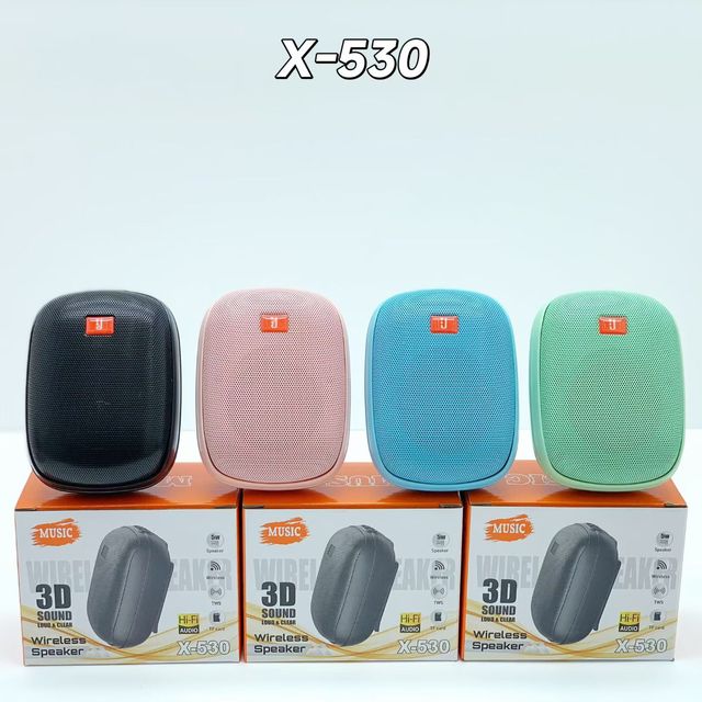 X-530 Clip-on Wireless Speaker - Mini Portable Audio Speaker with Built-in Back Clip for Outdoor Running and Portable Subwoofer