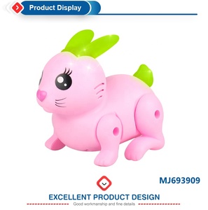 Jouets pour bébés et enfants Jouets amusants en plastique pour animaux, lapins intelligents, robots électriques, jouets avec oreilles tremblantes, lumière et musique - Product Image 3