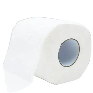 Wholesale Biodegradable Toilet Tissue 3 PLY/2 PLY Made from Virgin Wood Pulp Soft Embossed Plastic Roll Biodegradable Cover