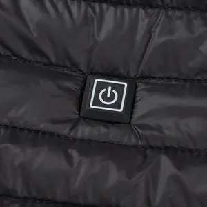 Venta al por mayor Usb eléctrico chaqueta calentada por batería para hombre ligero de ropa de invierno de temperatura controlada, chaqueta de los hombres