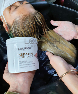 LOURICH – soin <span class=keywords><strong>capillaire</strong></span> à la kératine à l'huile d'argan, <span class=keywords><strong>Spa</strong></span>, masque <span class=keywords><strong>capillaire</strong></span> réparateur en profondeur, 500ml - Product Image 6