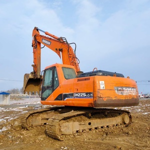 รถขุด Doosan 225 มือสองนำเข้า เครื่องยนต์ Cummins ปั๊มไฮดรอลิก ชั่วโมงการทำงานต่ำ รับประกัน 2 ปี ราคาถูก - Product Image 2