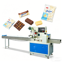 Machine d'emballage horizontale multifonctionnelle pour barres protéinées, barres énergétiques, barres de chocolat