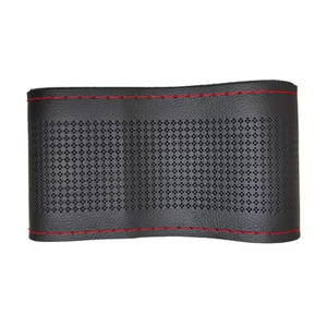 Funda Protectora <span class=keywords><strong>para</strong></span> <span class=keywords><strong>Volante</strong></span>, Cosida a Mano, de Cuero, Resistente al <span class=keywords><strong>Sol</strong></span> y al Sudor, Protección <span class=keywords><strong>para</strong></span> <span class=keywords><strong>el</strong></span> Automóvil, Calidad Premium - Product Image 4