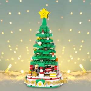 MOC1345 Riotous Christmas Tree Model 479Pcs Building Blocks Creative New Year Decoration Assembly Plastic Bricks Kids Gift Toys