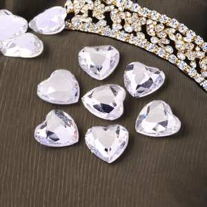 Perles acryliques ABS à dos plat en forme <span class=keywords><strong>de</strong></span> coeur d'amour Tailles <span class=keywords><strong>de</strong></span> 14MM à 25MM Verre en vrac pour les mariages Aucune <span class=keywords><strong>colle</strong></span> requise Besoin <span class=keywords><strong>de</strong></span> strass - Product Image 1