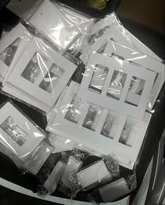 Interrupteur à bascule combiné/couvercle de <span class=keywords><strong>plaque</strong></span> murale de prise de courant duplex taille standard 2-Gang <span class=keywords><strong>Polycarbonate</strong></span> thermoplastique - Product Image 4