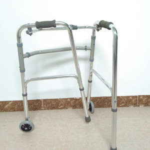 Andador de Aleación de Aluminio L+C con Ruedas de 5 Pulgadas Ajustables para Rehabilitación y Asistencia para Caminar - Product Image 4