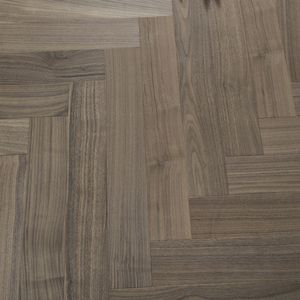 Plancher en bois dur machiné par noix noire moderne d'intérieur balayée avec l'installation de clic - Product Image 3