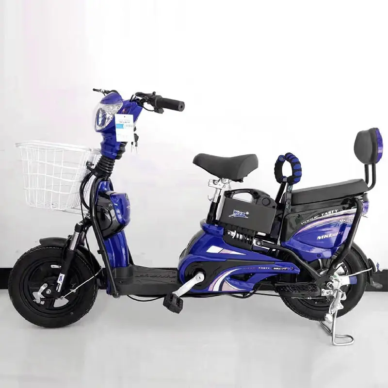 Trung Quốc Nhà máy sản xuất giá rẻ có thể sạc lại động cơ đồng 2 bánh xe thể thao 14inch 350W động cơ 48V/12Ah điện Thành phố xe đạp