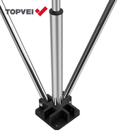 Support de table télescopique en acier inoxydable pour le travail du bois, table pliante d'extérieur pratique