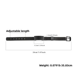 Verstellbares Uhrenarmband aus Edelstahl, Urnenarmband für Asche, Gedenkarmband für Haustiere, mit Gravur für Hunde und Katzen - Product Image 2