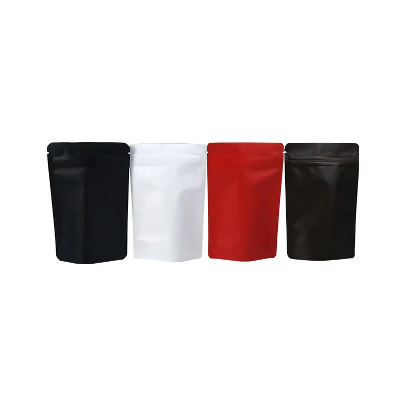 Özel baskılı küçük açılıp kapanabilir kilitli plastik ambalaj kırmızı kahverengi beyaz siyah yenilebilir şeker çerez kokusu geçirmez 3.5g Mylar çanta