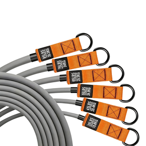 Multifunctional Indoor TPE Resistance <b>Bands</b> Sets Portable <b>Workout</b> Antislip Pilates Bar Kit for Fitness - Product Image 6