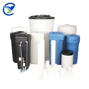 Water Softener brine tank Plastic 70L 100L Salt Vessel Brine Tanks with Salt Well Brine Valve