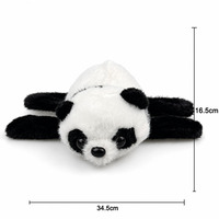 Bracelet interactif musical en peluche Panda, ensemble doux pour enfants, adultes, filles, fête, chant, jouet musical amusant, jouet sensoriel musical