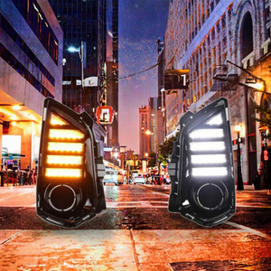 ไฟเดย์ไลท์ LED DRL รุ่นขายดี ปี 2024 ไฟตัดหมอก ไฟเลี้ยว 12V 18W <span class=keywords><strong>ส</strong></span>ำหรับ <span class=keywords><strong>Ativ</strong></span> Vios ปี 2022 2023 - Product Image 3