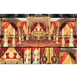 Tradicional Bollywood tema boda Mandap elegante Bollywood boda Mandap FIJI hindú boda Bollywood Mandap/escenario Reino Unido - Product Image 1