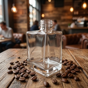 Bouteilles en verre transparent carrées de 250 ml et 500 ml pour spiritueux (Tequila, Vodka, <span class=keywords><strong>Whisky</strong></span>, Brandy, Vin) avec bouchon estampé à chaud – Vente en gros à prix réduit - Product Image 6