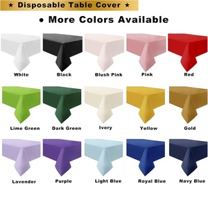 Nappe de table rectangulaire de couleur personnalisée de marque en gros nappe pour événements nappe de restauration résistante aux taches et aux plis - Product Image 4
