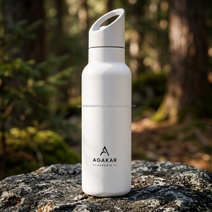 Bouteille d'eau en acier inoxydable de 750 ml, anti-fuite, réutilisable, gourde de voyage pour le sport, les activités de plein air, le bureau, la salle de sport et l'usage quotidien. - Product Image 1