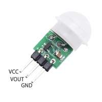 Module de capteur PIR miniature basse consommation HC-SR312, module infrarouge AM312, module de détection infrarouge du corps humain