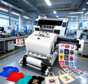 Imprimante DTF Xp600 A3 30 cm – Machine d'impression textile à transfert thermique – Solution de haute qualité pour encre pigmentée en rouleau de bureau - Product Image 1