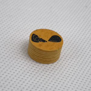 TPT-SLZ-001 VICTORY Punta <span class=keywords><strong>de</strong></span> Taco <span class=keywords><strong>de</strong></span> Billar <span class=keywords><strong>de</strong></span> Cuero Multicapa <span class=keywords><strong>de</strong></span> Alta Calidad, Amarilla, para Entrenamiento y Competición - Product Image 4