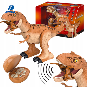 Jouet dinosaure RC programmable T-Rex 6CH avec télécommande infrarouge, robot dinosaure avec 50 actions programmables, jouet éducatif STEM pour enfants - Product Image 1