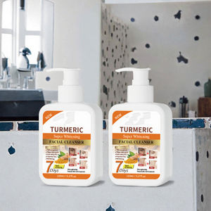 La migliore vendita 150ml di crema detergente naturale per il viso alla curcuma biologica forma Super sbiancante per il viso con controllo dell'olio dei pori profondi - Product Image 3