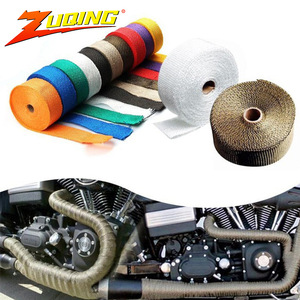 ZUQING - Rollo de tela aislante universal de alta temperatura para escape de motocicleta, para protección y modificación de tuberías - Product Image 1