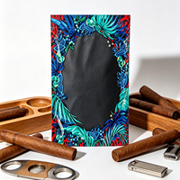 Sac à Cigares Personnalisé avec Fermeture Éclair, Humidificateur Portable et Feuille de Maintien de l'Humidité pour Emballage de Cigares