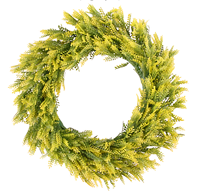 Vente en gros populaire guirlande suspendue de simulation plante artificielle herbe fleur artificielle pour la décoration intérieure et extérieure