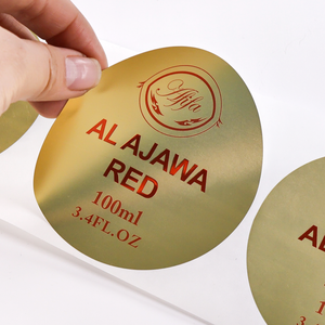 ฉลากขวดไวน์กันน้ำแบบกำหนดเองจากโรงงานโดยตรง |   สติกเกอร์กาว PP พร้อมฟอยล์สีทองและฉลากโลหะรูปทรงตามสั่ง - Product Image 4