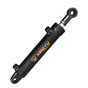 กระบอกไฮดรอลิกแบบสองทิศทางขนาดเล็ก HSG 2 ตัน แบบกำหนดเอง พร้อมอุปกรณ์เสริมน้ำมันด้านบน สำหรับงานวิศวกรรมการเกษตรแบบสองหู - Product Image 1