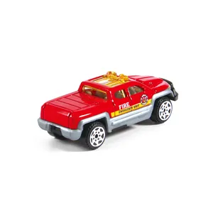 Juego de vehículos de bomberos con mini coches de aleación, juguete educativo de fuego