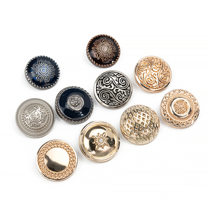 Botones de Metal Dorado de Aleación de Zinc para Blazers, Thobes y Abrigos, Botones con Logotipo Personalizado para Trajes, Costura y Manualidades - Product Image 4