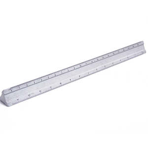 Regla Triangular Multifuncional de Aleación de Aluminio de 30 cm de Buena Calidad, Personalizable, para Herramientas de Medición - Product Image 4