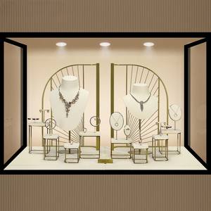 Bộ trưng bày trang sức cao cấp tùy chỉnh, giá đỡ nhẫn sang trọng để trưng bày trang sức trong cửa hàng trang sức - Product Image 6