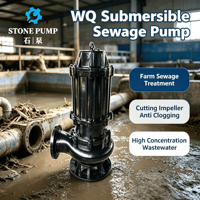 Pompe submersible WQ robuste pour eaux usées de bétail et de boucherie